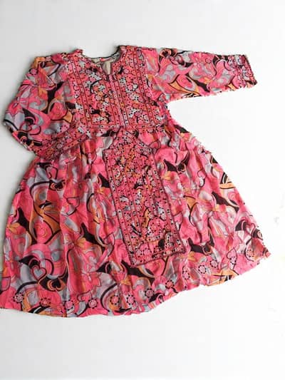 Handmade Balochi dress with mirror work fine quality