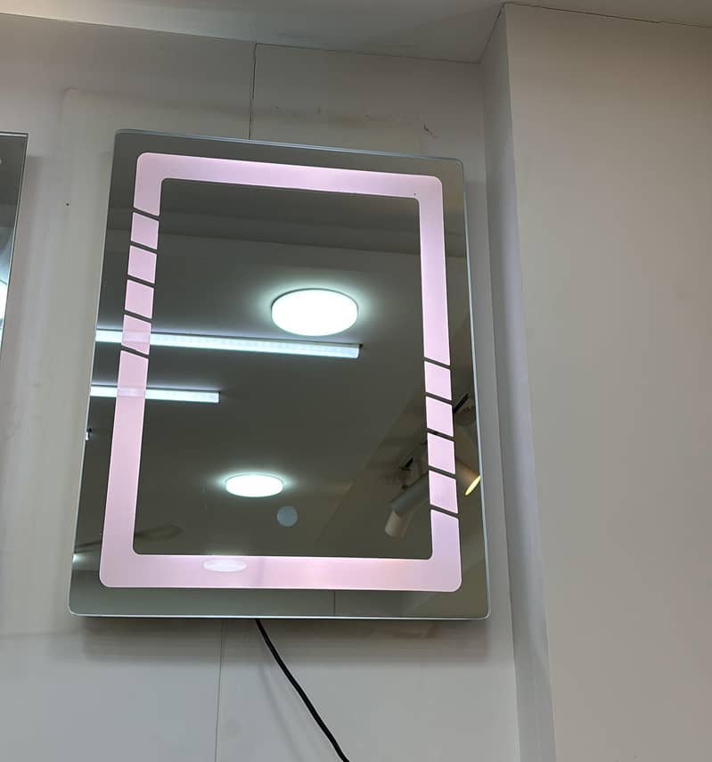 wall mirror with panel touch light 4