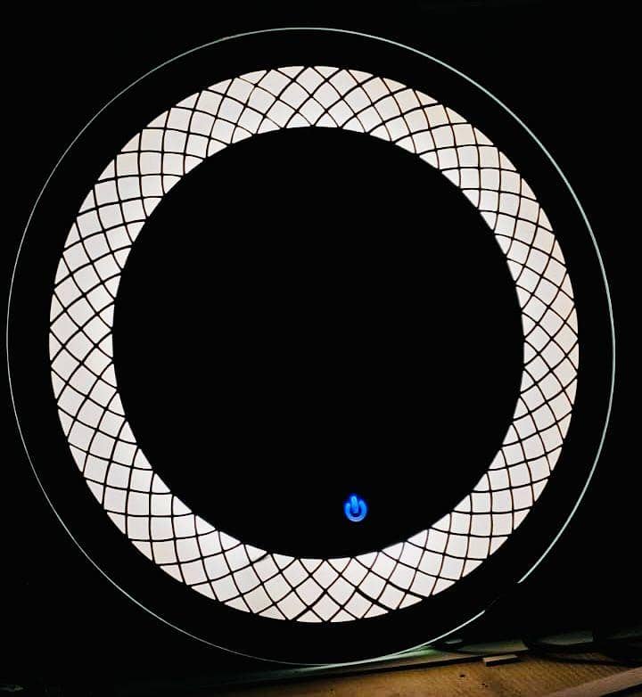 wall mirror with panel touch light 5