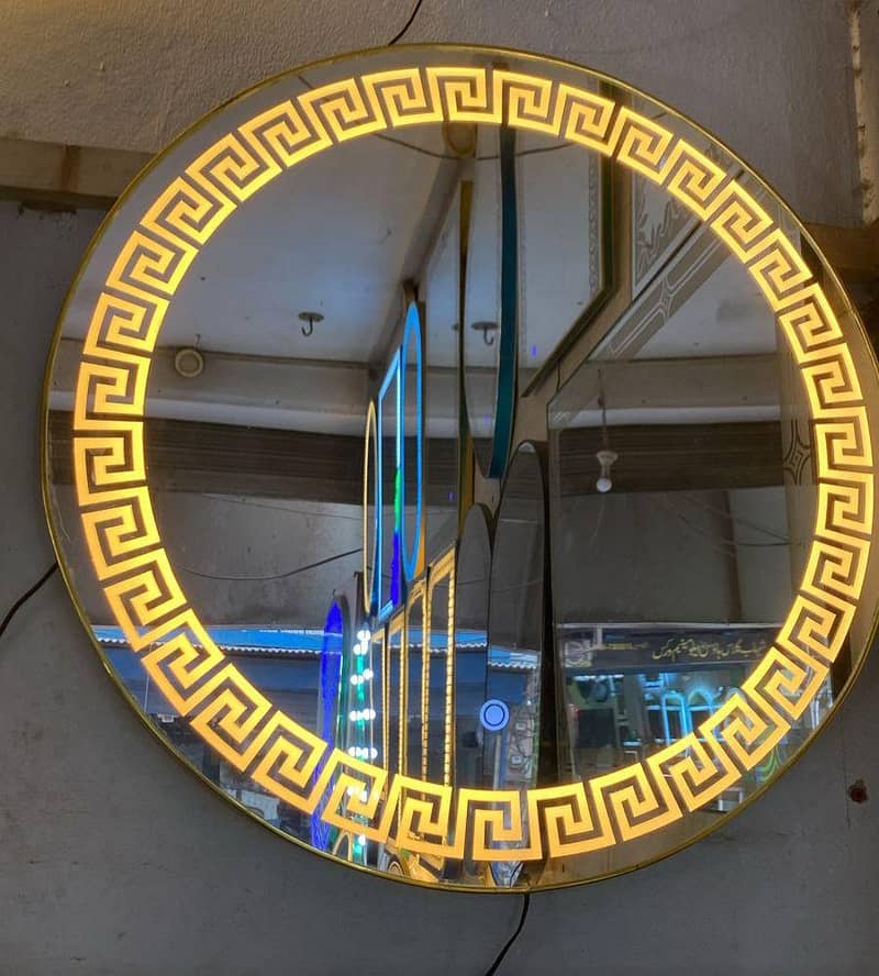 wall mirror with panel touch light 6