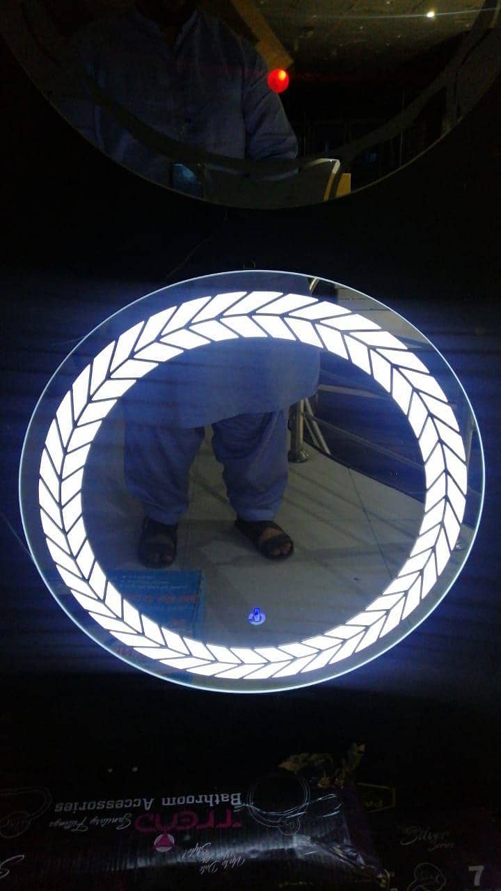 wall mirror with panel touch light 9