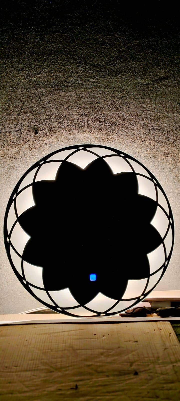 wall mirror with panel touch light 10