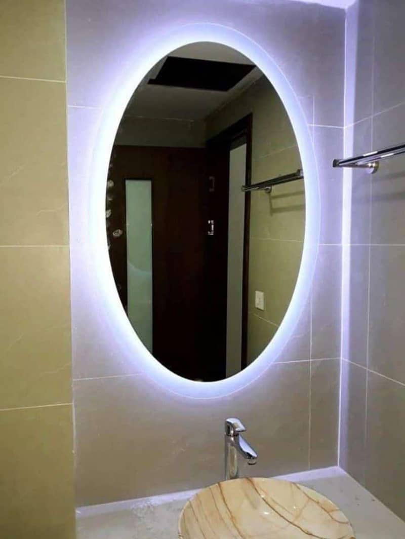 wall mirror with panel touch light 13
