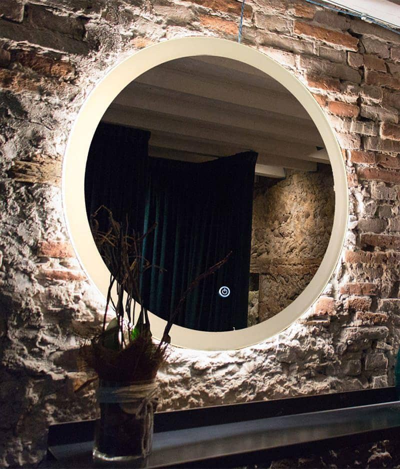 wall mirror with panel touch light 18