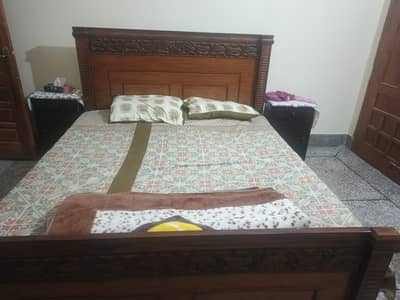 Wooden King Bed for sale