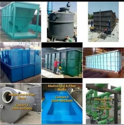 FRP Coating, Water Proofing, Acid Proofing, Fiber Tank Repairing
