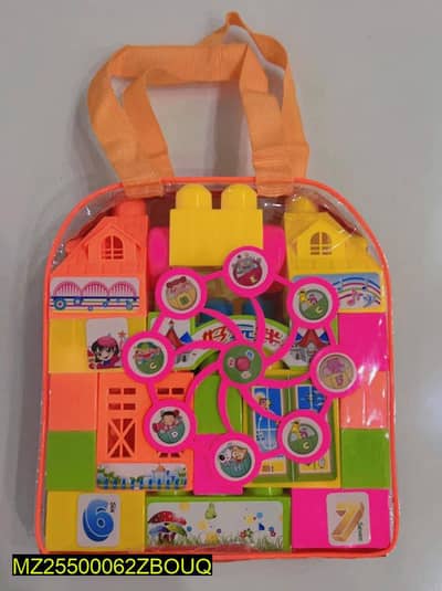 3D Building Blocks – 23 Pcs Castle Building Set | Educational DIY Toys