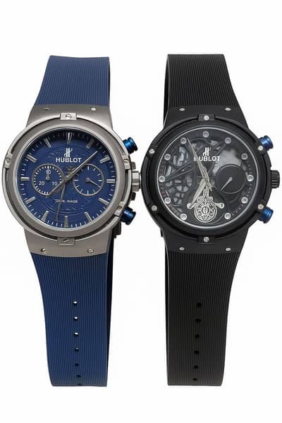 Three colors available blue, black and brown