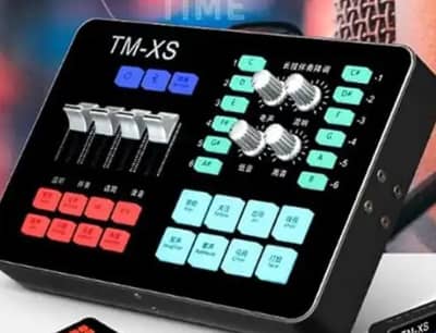Tm--XS sound card with mic full set