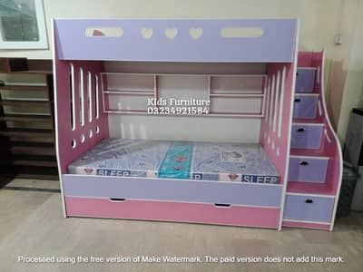 Bunk bed | Kid wooden bunker bed | Baby bed | Double bed | Triple bed