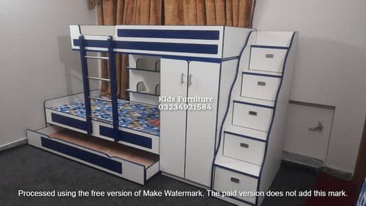 Bunk bed | Kid wooden bunker bed | Baby bed | Double bed | Triple bed