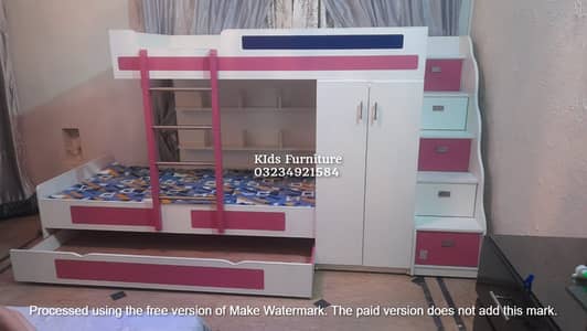 Bunk bed | Kid wooden bunker bed | Baby bed | Double bed | Triple bed