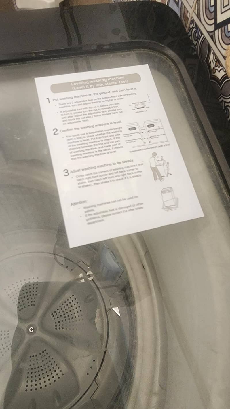 Automatically haier washing machine 6