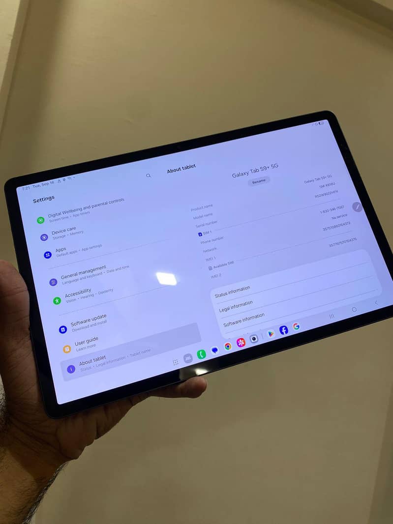 Samsung galaxy tab S9 plus 5G - Tablets - 1108727008