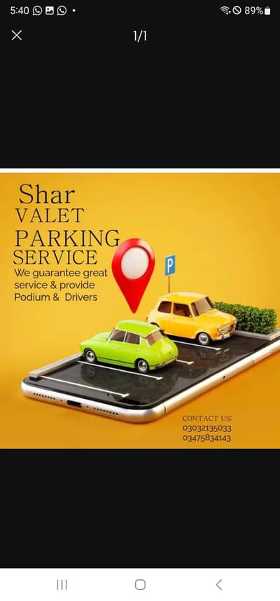 Shar Valet  Car Parking /Coprative Events Drivers Staff Available