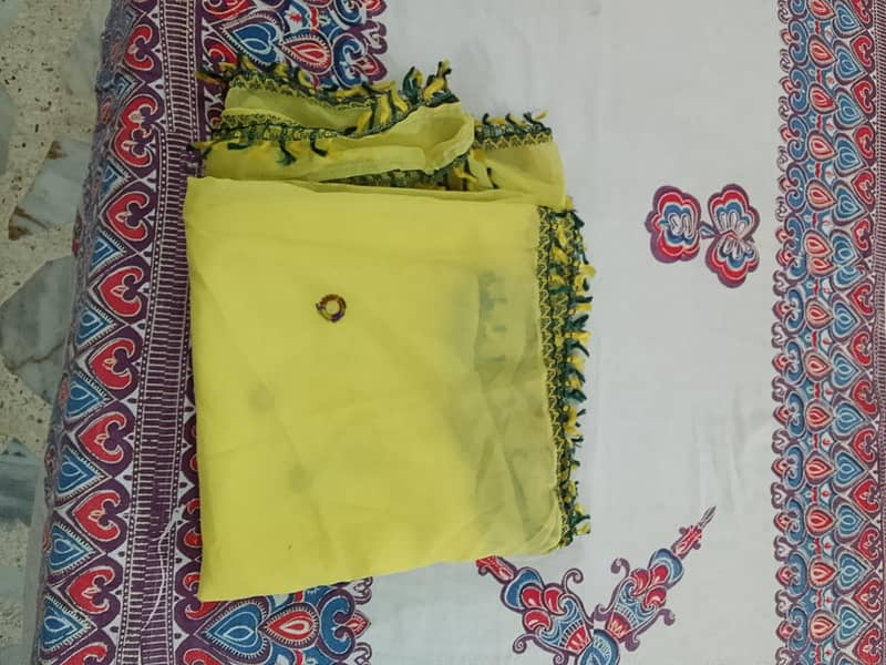 سندھی کڑھائ دوپٹہ 0