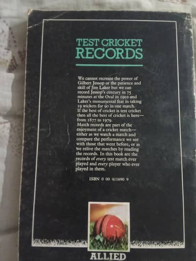 Cricket records book