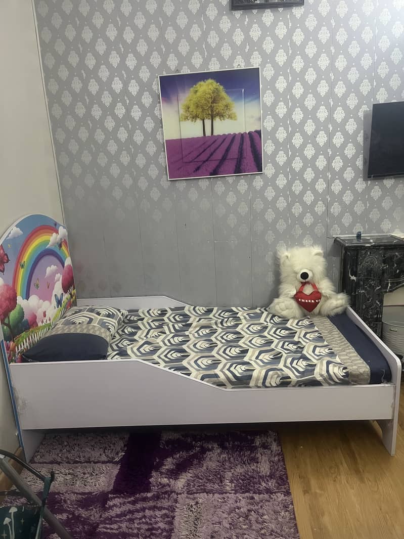 Bed and study table 1