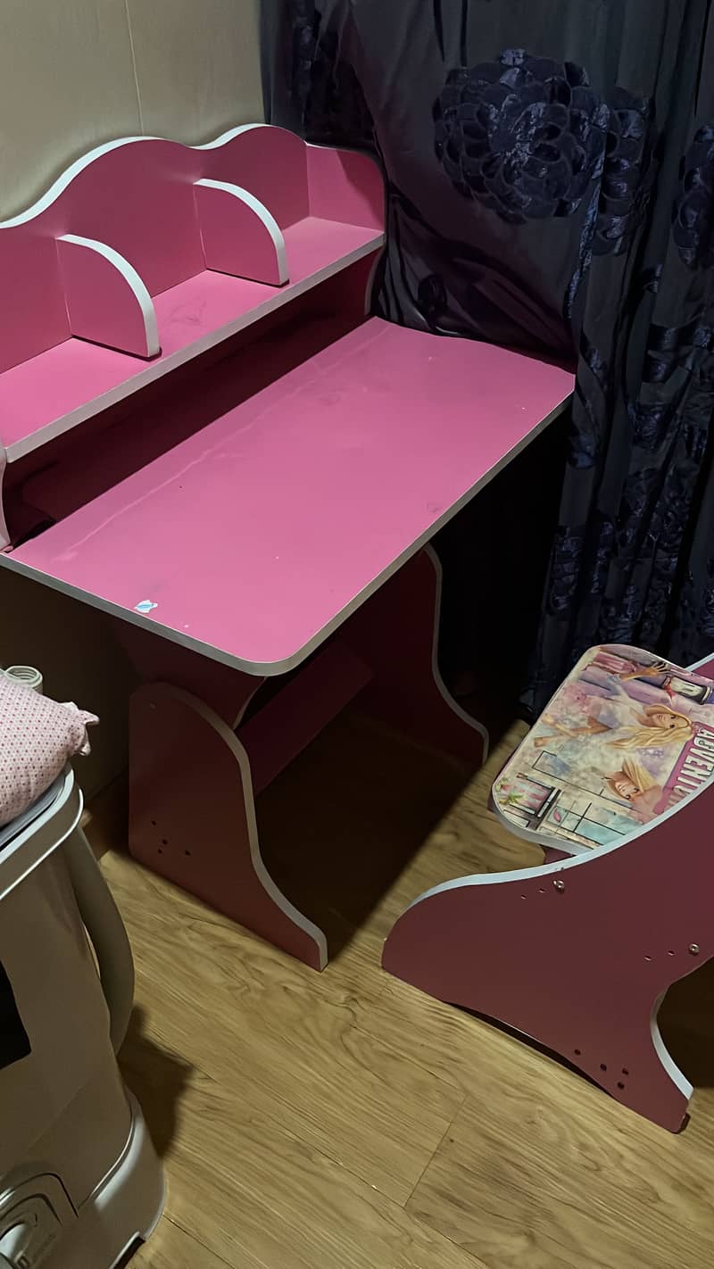 Bed and study table 2