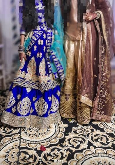 Full embroidered Indian lahanga