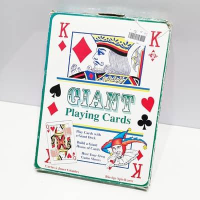 Giant Jumbo Extra-Large Playing Cards | Perfect for Decorative Display