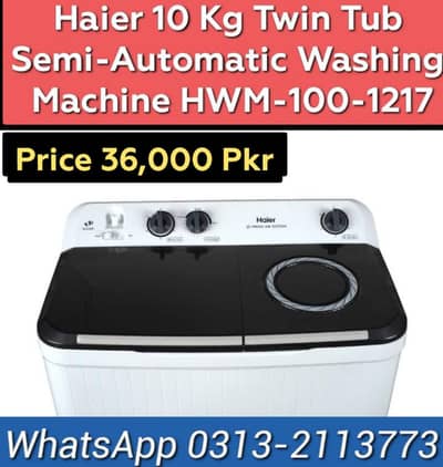 Haier New Washing Machine Semi Automatic in 36,000 Hazar
