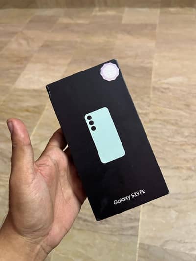 samsung S23 fe official pta aprooved with box 8/256