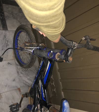 Cycle with metal frame