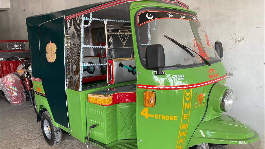 New Asia Auto Rickshaw – 2025 Model – CNG - Rickshaw & Chingchi ...