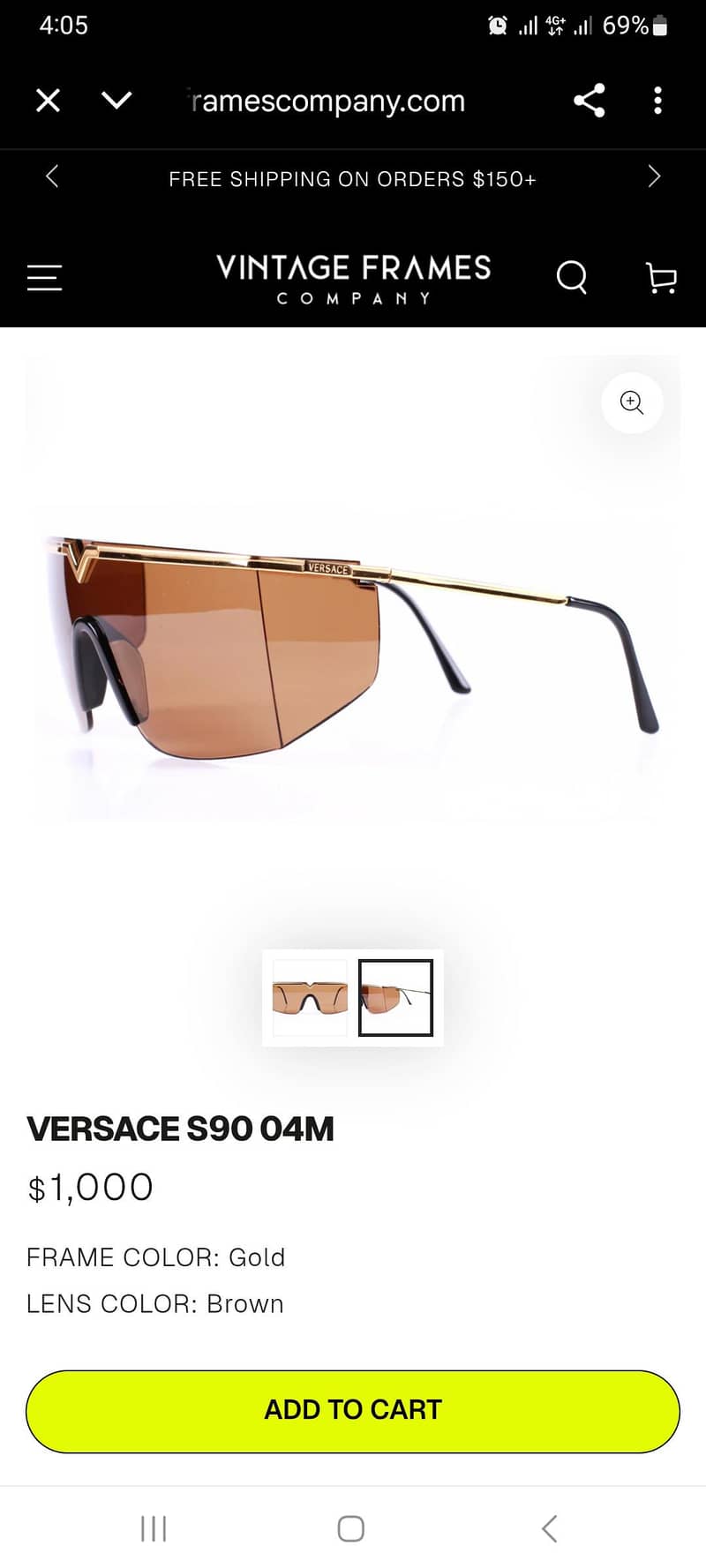 ORIGINAL SECOND HAND SUNGLASSES  &  EYEGLASSES 1