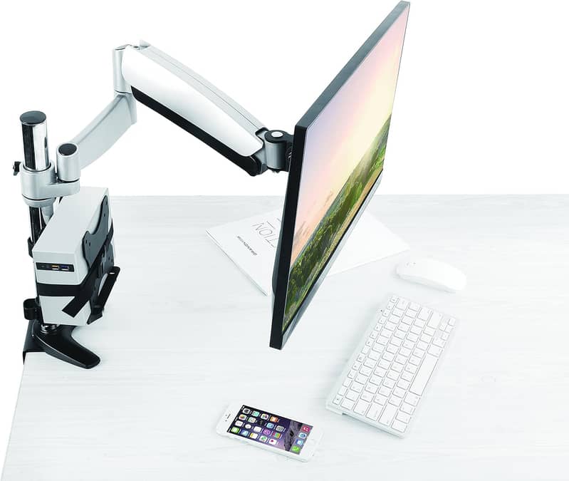 ICY BOX Compact Mini PC Monitor Stand Holder Mount Intel NUC Mac mini ...