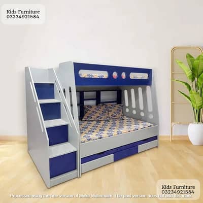 Bunk bed | Kid wooden bunker | Baby bed | Double bed | Triple bunk be