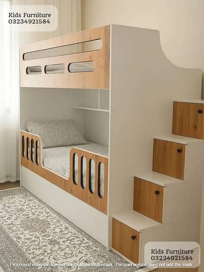 Bunk bed | Kid wooden bunker | Baby bed | Double bed | Triple bunk bed