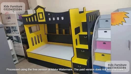 Bunk bed | Kid wooden bunker | Baby bed | Double bed | Triple bunk bed