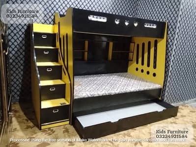 Bunk bed | Kid wooden bunker | Baby bed | Double bed | Triple bunk be