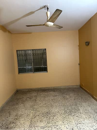 Behind Rehmat e shireen sweets, 2 bedrooms, 1 bathroom n Drawing room, 4th top floor without lift, line water, boundary wall project, purely residential.