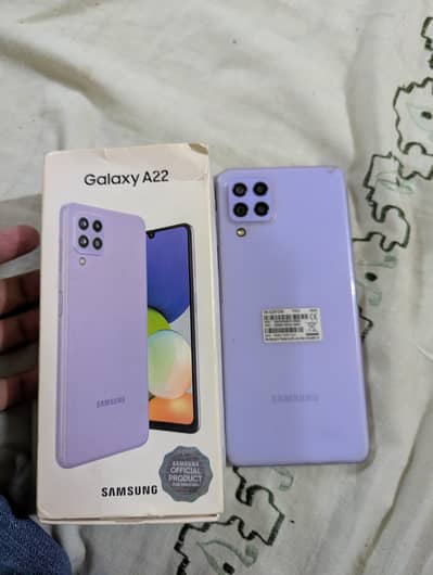 Samsung A22 with box