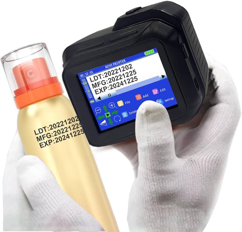 Handheld Expirydate Printer|Mini Inkjet Printer|Logo Printer(v) 12
