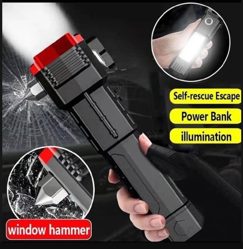 Multifunction 8in1 Portable LED Flashlight 1