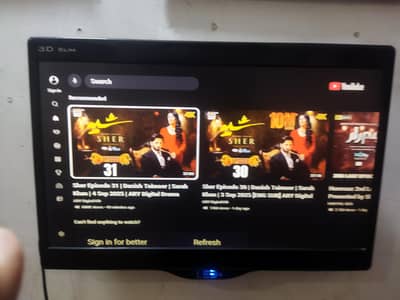 smart led 22inch YouTube live channels buitin  airmouse buitin