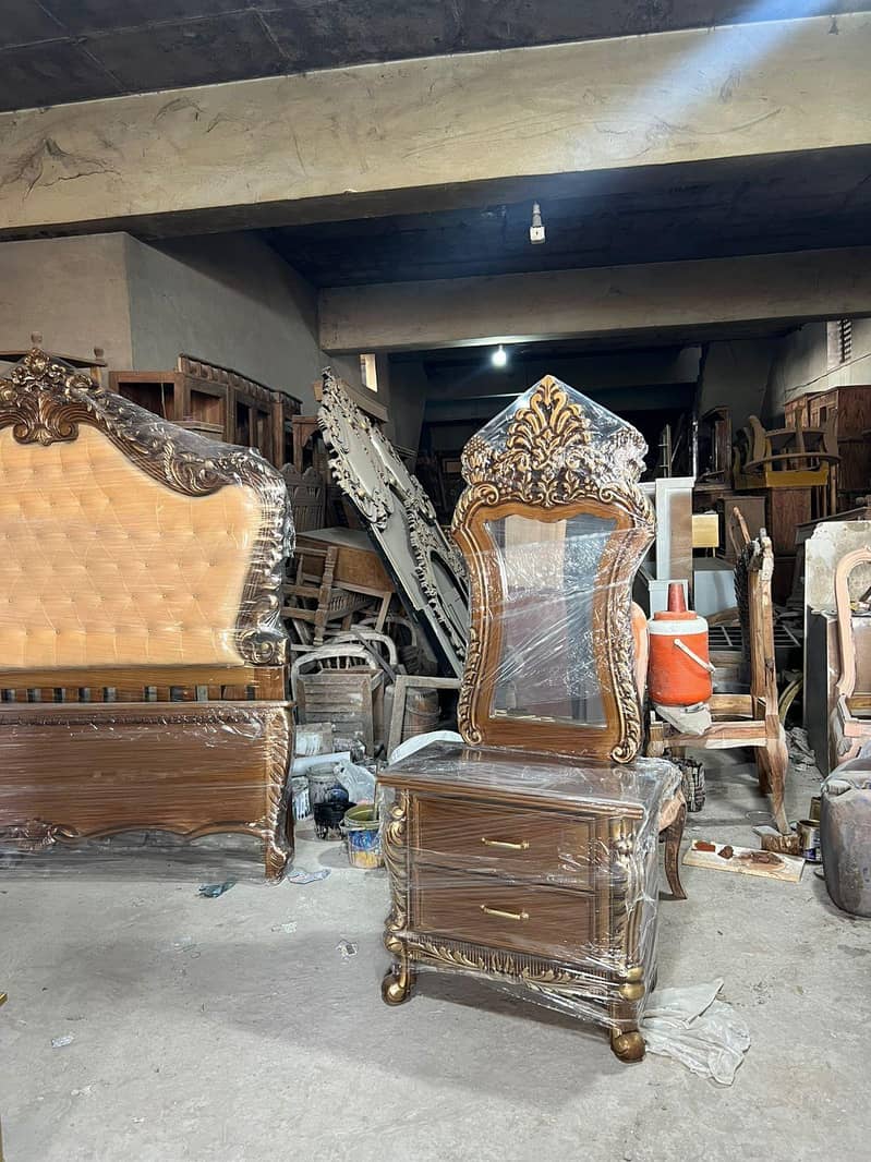 Solid Chiniot Bed Set 3