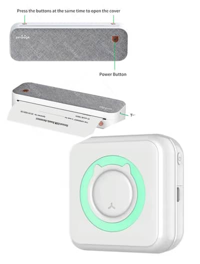 Peripage A40 Thermal A4 Printer (Rs. 26K) /Olaf Mini Printer (Rs. 4K).