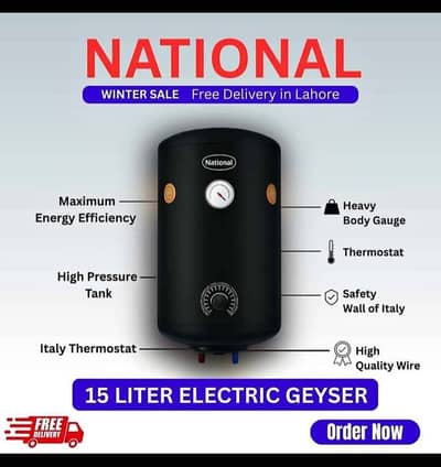 Instant Electric National 15-Liter Electric Water Geyser
