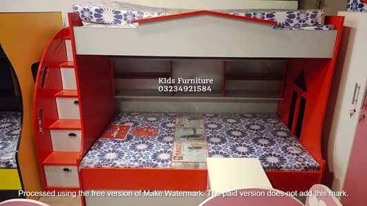 Bunk bed | Kid wooden bunker | Baby bed | Double bed | Triple bunk bed