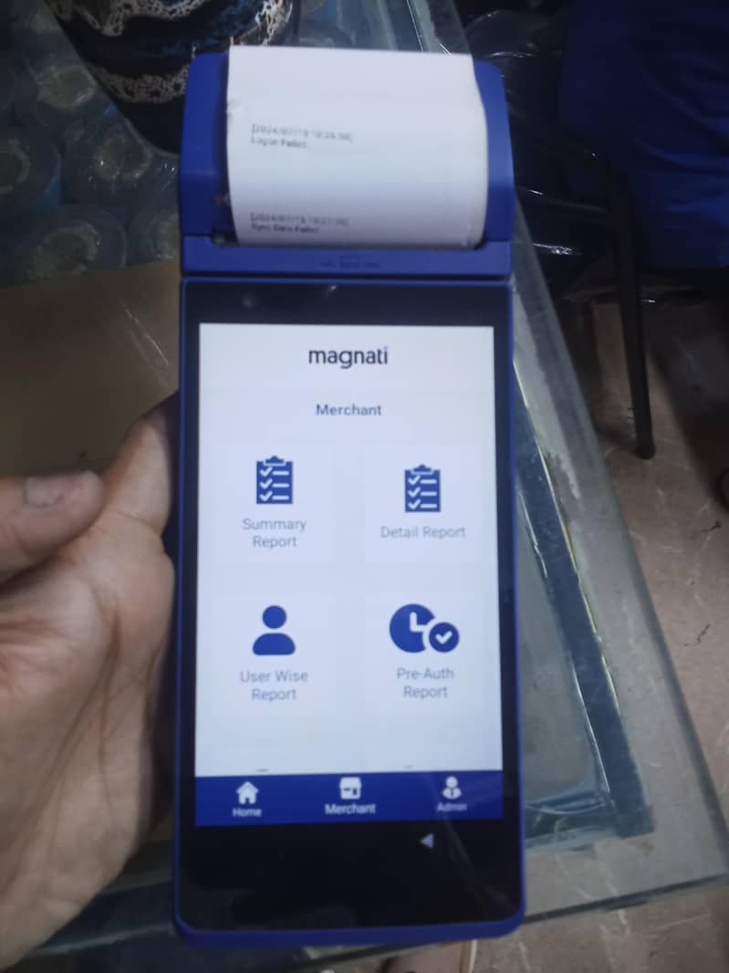 Android POS Terminal Machine Support (Online & Offline) Payment Method 0