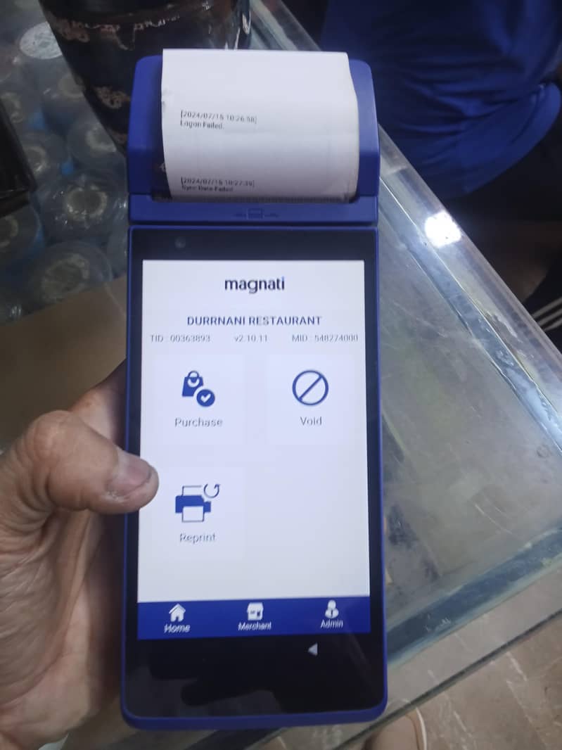 Android POS Terminal Machine Support (Online & Offline) Payment Method 1