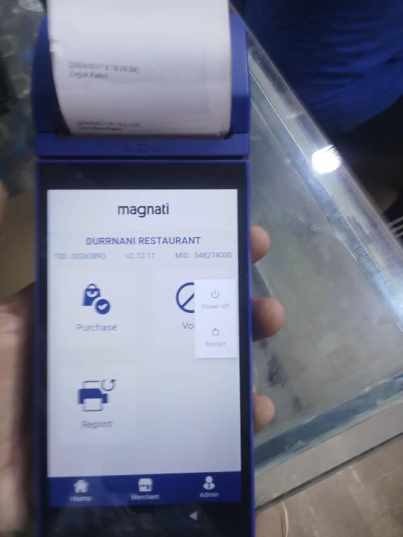 Android POS Terminal Machine Support (Online & Offline) Payment Method 2