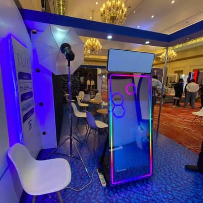 live printing photo booth 360 booth video Magic Mirror Booth Birthday