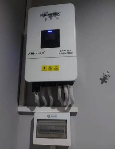 solar installation solar inverter repairing elevated structure