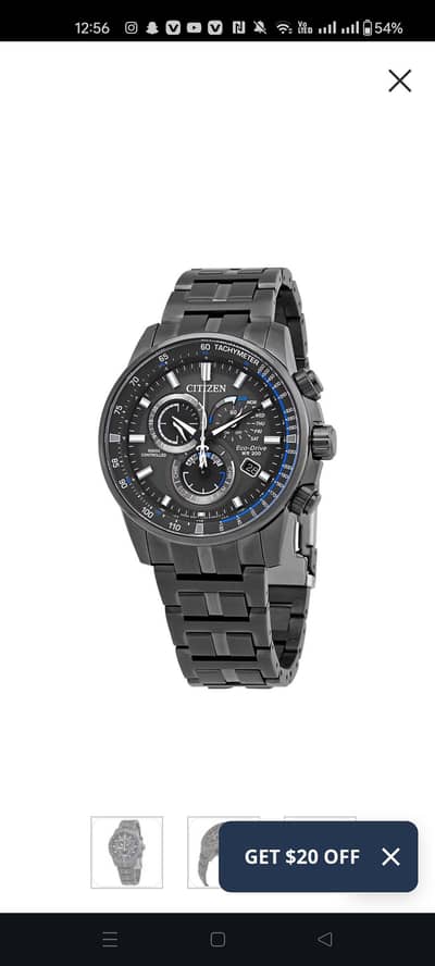 citizen eco drive radio controlled watch